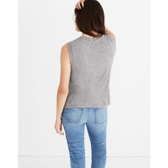[NWT] Madewell Ex-Boyfriend Muscle Tank in Gray - Picture 4 of 7